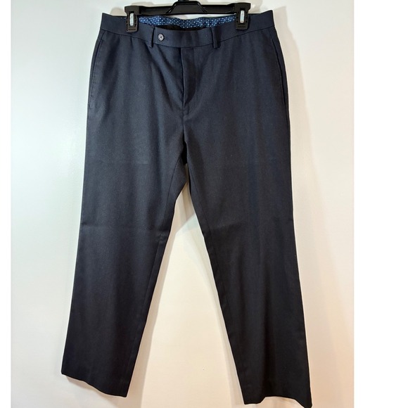 Lauren Ralph Lauren Flat Front Dress Pants Stretch Career Straight Leg Men 34x30 - Picture 1 of 7